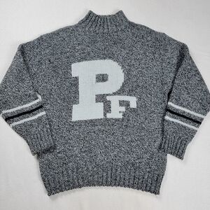 Phat Farm Turtleneck Sweater Men's Size Large Gray Wool Acrylic Pullover Y2K
